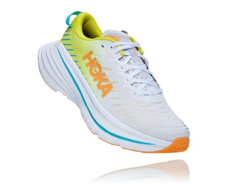 Hoka One One Bondi X - Tenis Caminhada Homem Branco / Rosa | PT-sOqd4iR